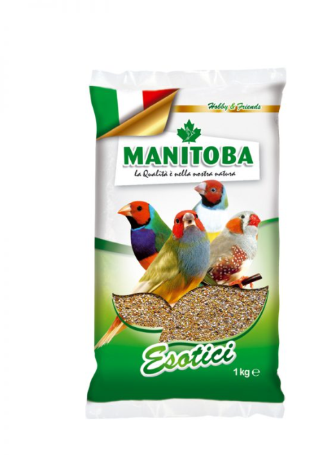 Mangime per uccelli esotici Manitoba 1Kg