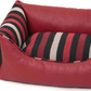Lettino cuscino Eco pelle rosso