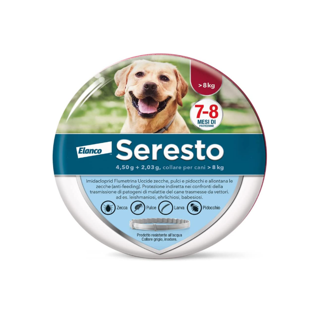 Collare Antiparassitario Seresto per cani oltre 8Kg