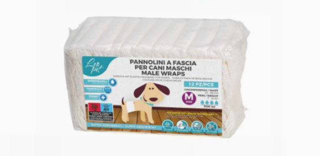 Pannolini a fascia per cani maschi