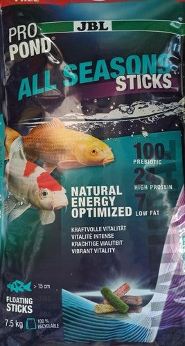 2 PEZZI - Mangime Koi e pesci laghetto ProPond JBL stick 7,5 KG